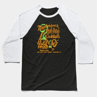 Mysterios Voodoo Tiki Bar Baseball T-Shirt